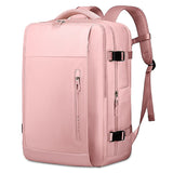 15.6 Laptop USB Charge Travel Backpack Pink Bag - Tophatter Daily Deals
