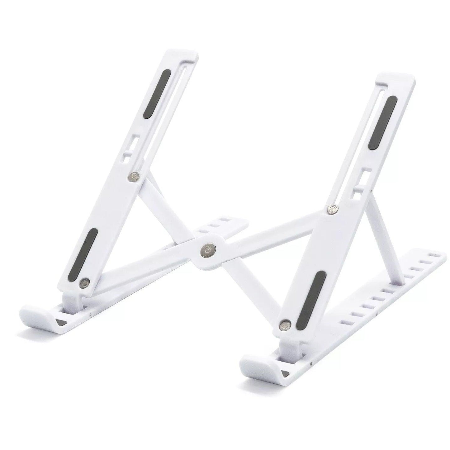 Adjustable Laptop Stand - Laptop Stand Folding Portable Tablet Desktop Holder Office Support UK Accessories - Tophatter Daily Deals