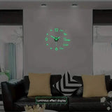 Large 3D Frameless Wall Clock Stickers School, Office & Art Supplies - Tophatter Daily Deals