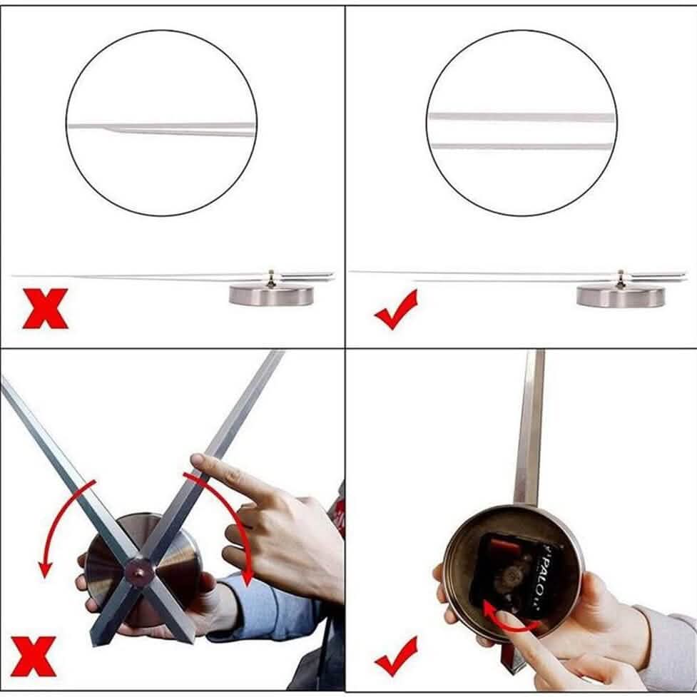 Large 3D Frameless Wall Clock Stickers School, Office & Art Supplies - Tophatter Daily Deals