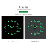 Large 3D Frameless Wall Clock Stickers School, Office & Art Supplies - Tophatter Daily Deals