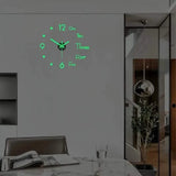 Large 3D Frameless Wall Clock Stickers School, Office & Art Supplies - Tophatter Daily Deals