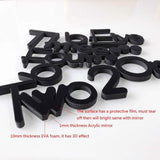 Large 3D Frameless Wall Clock Stickers School, Office & Art Supplies - Tophatter Daily Deals
