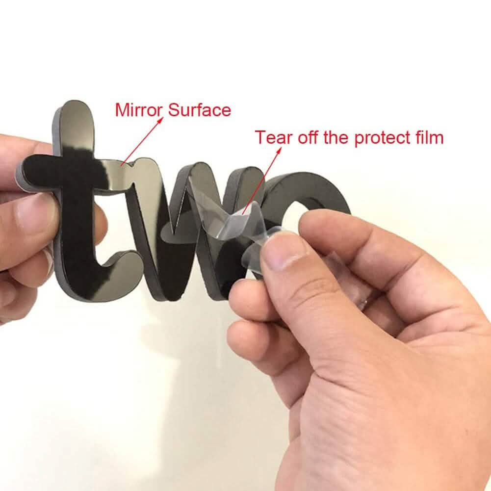 Large 3D Frameless Wall Clock Stickers School, Office & Art Supplies - Tophatter Daily Deals
