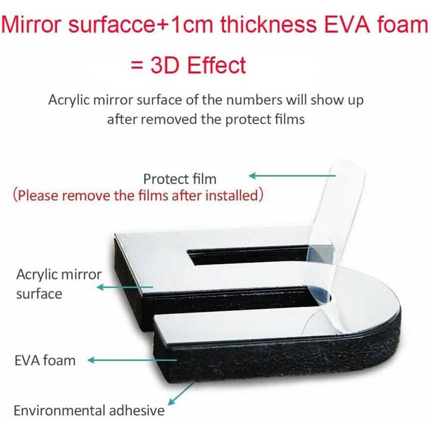 Large 3D Frameless Wall Clock Stickers School, Office & Art Supplies - Tophatter Daily Deals