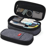 Large Capacity Pencil Case Storage Bag Black School, Office & Art Supplies - Tophatter Daily Deals