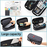 Large Capacity Pencil Case Storage Bag School, Office & Art Supplies - Tophatter Daily Deals