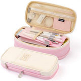 Large Capacity Pencil Case Storage Bag Pink School, Office & Art Supplies - Tophatter Daily Deals