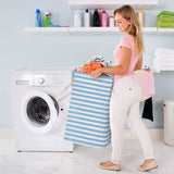 Large Foldable Tall Laundry Basket Storage Basket Storage & Organization - Tophatter Daily Deals