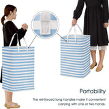Large Foldable Tall Laundry Basket Storage Basket Storage & Organization - Tophatter Daily Deals