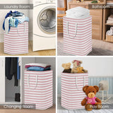 Large Foldable Tall Laundry Basket Storage Basket Storage & Organization - Tophatter Daily Deals