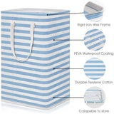 Large Foldable Tall Laundry Basket Storage Basket Storage & Organization - Tophatter Daily Deals