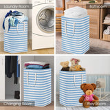 Large Foldable Tall Laundry Basket Storage Basket Storage & Organization - Tophatter Daily Deals