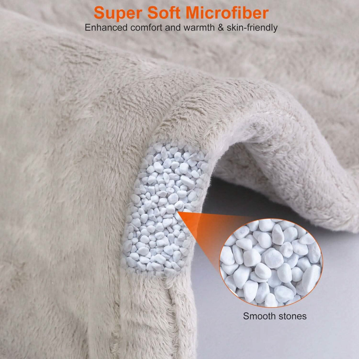 Large Weighted Heating Pad for Neck and Shoulders Health & Wellness - Tophatter Daily Deals