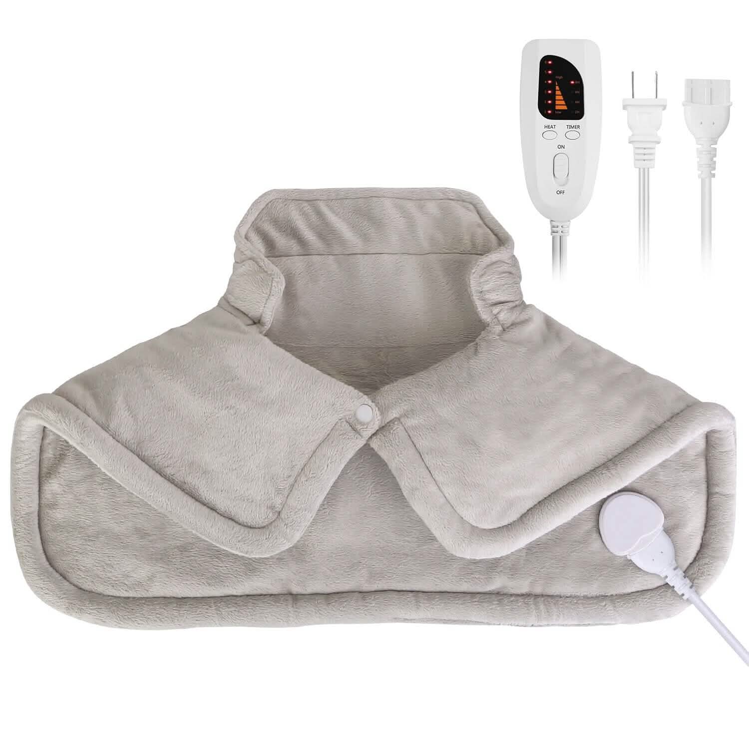 Large Weighted Heating Pad for Neck and Shoulders Health & Wellness - Tophatter Daily Deals