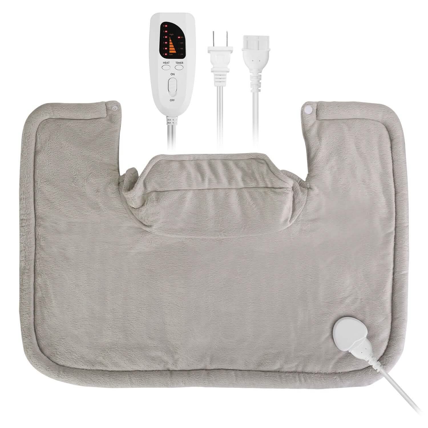 Large Weighted Heating Pad for Neck and Shoulders Health & Wellness - Tophatter Daily Deals