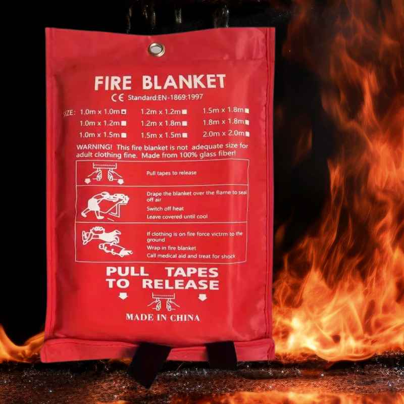 Flame Retardant Emergency Fire Blanket Home Protection - Tophatter Daily Deals