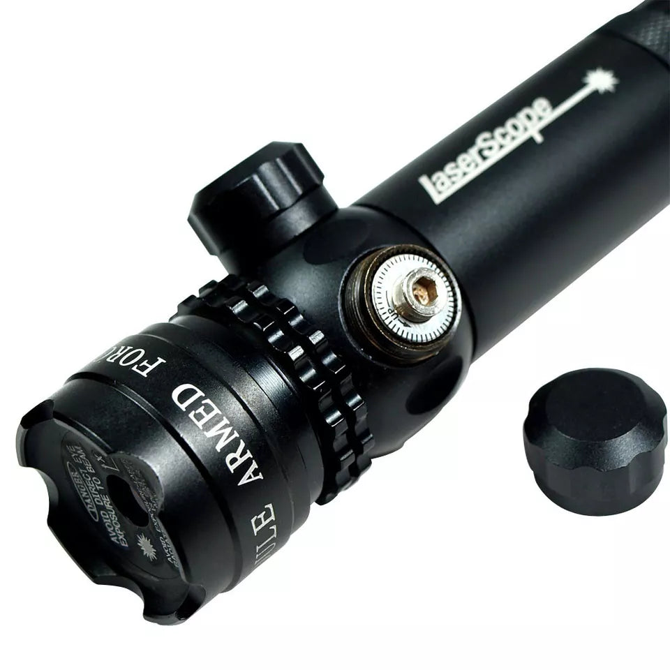 LASER SCOPE SIGHT WITH BARREL AND SCOPE MOUNTS - Tophatter's Army Deals OPTICS & SCOPES - Tophatter Daily Deals