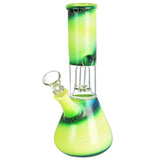 Lava Ombre Beaker Bong Opaque Lime Green Glass Bongs - Tophatter Daily Deals