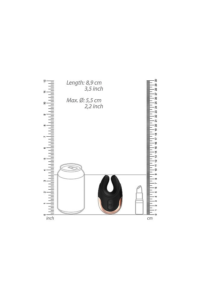 Shots Toys - Elegance - Lavish Clitoral Stimulator - Black Sex Toy - Tophatter Daily Deals