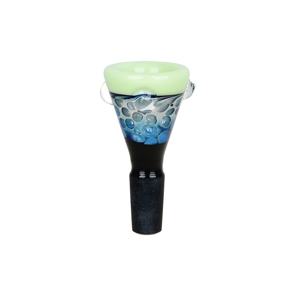 Layered Delights Herb Slide Opaque Green Glass Bong Bowls - Tophatter Daily Deals