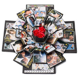 Hexagon Multi-Layer DIY Surprise Photo Album Box - Tophatter Daily Deals