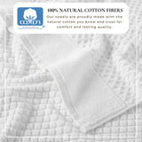 Cotton Diamond Waffle Weave Bath Towel Set - Grayson Collection Bath - Tophatter Daily Deals