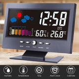 LCD Color Screen Digital Backlight Snooze Alarm Clock Household Appliances - Tophatter Daily Deals