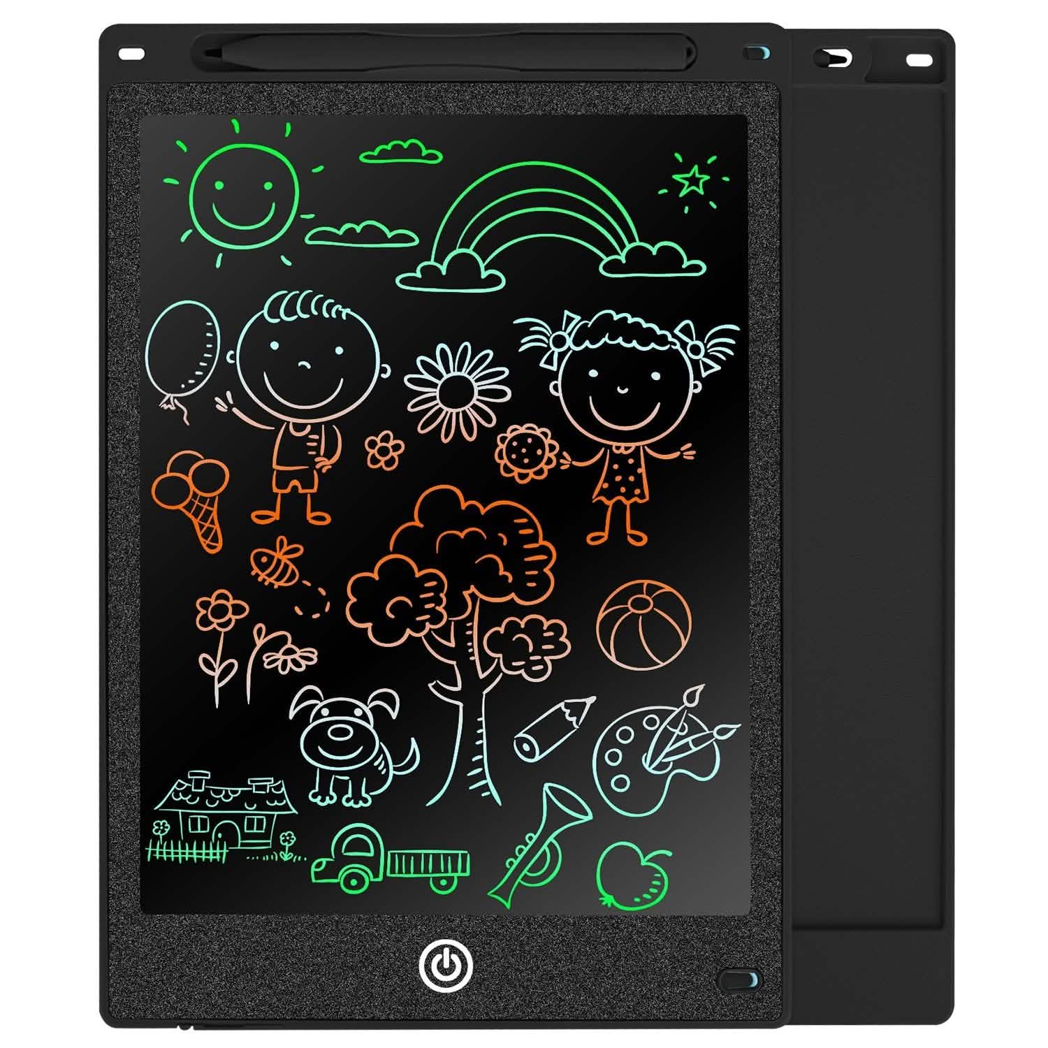 LCD Writing Tablet Electronic Colorful Graphic Doodle Board Black Toys & Games - Tophatter Daily Deals