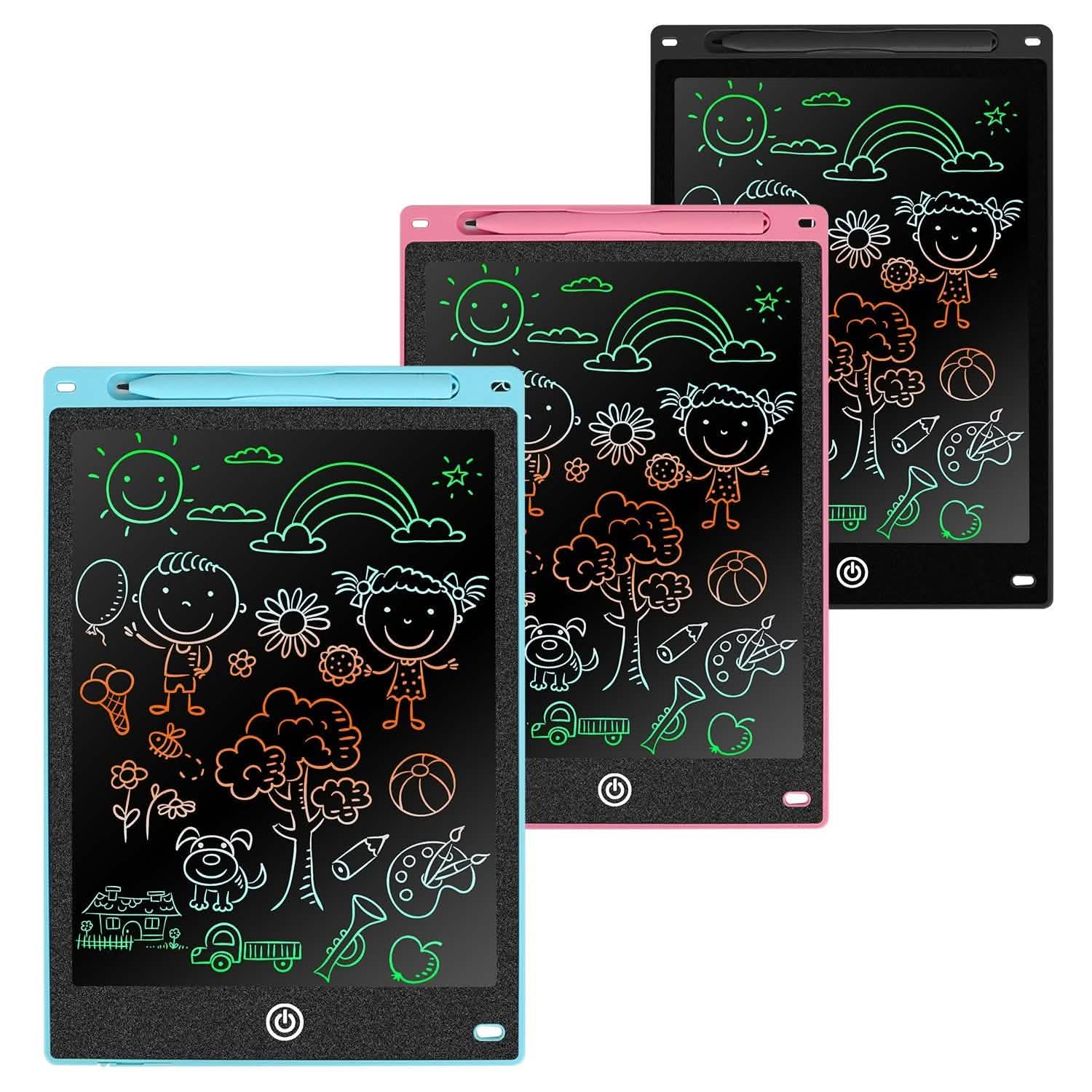 LCD Writing Tablet Electronic Colorful Graphic Doodle Board Toys & Games - Tophatter Daily Deals