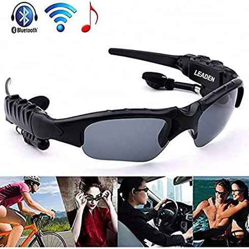 Leaden Wireless Bluetooth MP3 Sunglasses Sunglasses - Tophatter Daily Deals