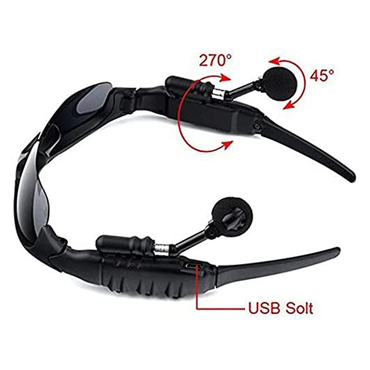 Leaden Wireless Bluetooth MP3 Sunglasses Sunglasses - Tophatter Daily Deals