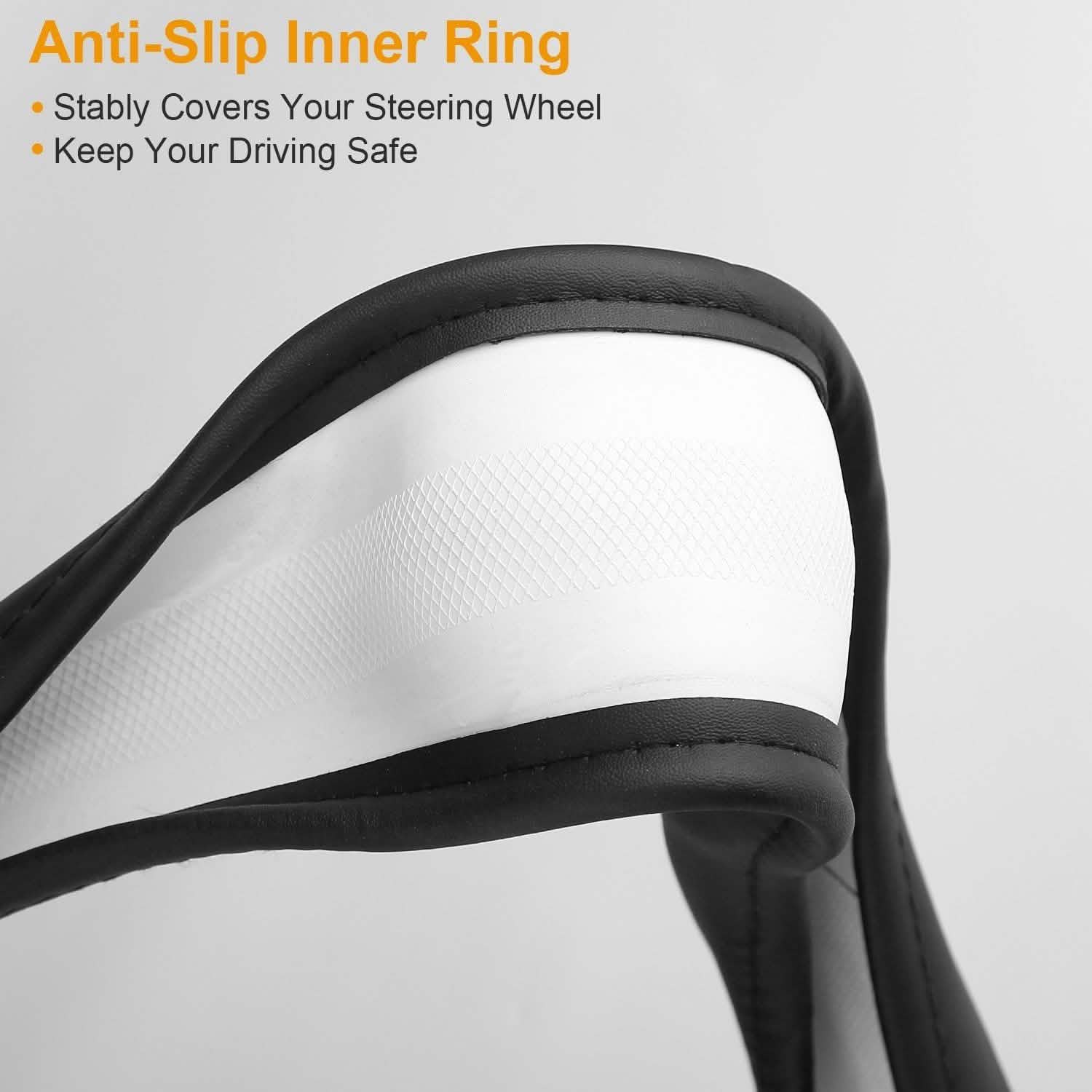 Leather Diamond Rhinestone Car SUV Steer Protector Automotive - Tophatter Daily Deals