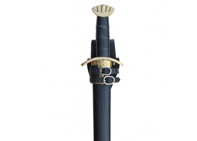 Leather Man at Arms Medieval Sword Frog historical period - Tophatter Daily Deals