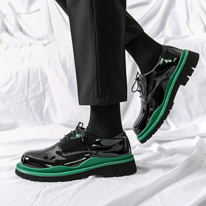 Patent Leather Oxford Men Shoes Men Dresses Shoes - Tophatter Daily Deals