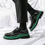 Patent Leather Oxford Men Shoes Men Dresses Shoes - Tophatter Daily Deals