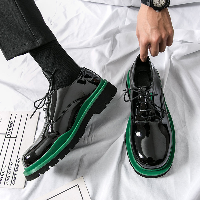 Patent Leather Oxford Men Shoes Men Dresses Shoes - Tophatter Daily Deals