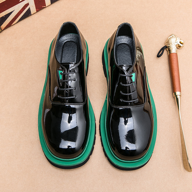 Patent Leather Oxford Men Shoes Men Dresses Shoes - Tophatter Daily Deals