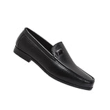 Leather Slip-On Loafers Business Casual Pointed Toe Shoes Loafers - Tophatter Daily Deals