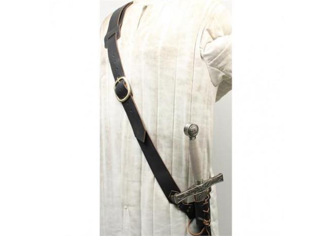 Leather Waist Hanger Frog Baldric Sword Hanger historical period - Tophatter Daily Deals