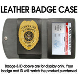 Marshal Style Concealed Weapon Permit Badge Set - Tophatter's Weapons'N'Deals Badges - Tophatter Daily Deals