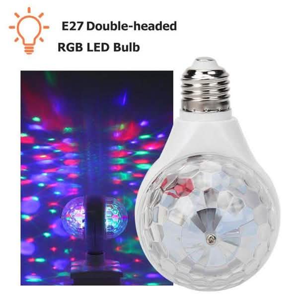 LED 6W Rotating Bulb Light Indoor Lighting - Tophatter Daily Deals