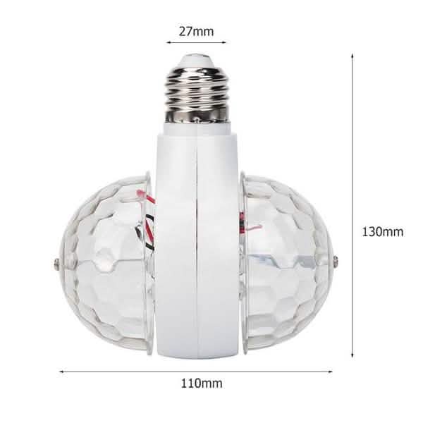 LED 6W Rotating Bulb Light Indoor Lighting - Tophatter Daily Deals