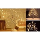 LED Artificial Twig Tree Light Tabletop Bonsai Lamp Indoor Lighting - Tophatter Daily Deals
