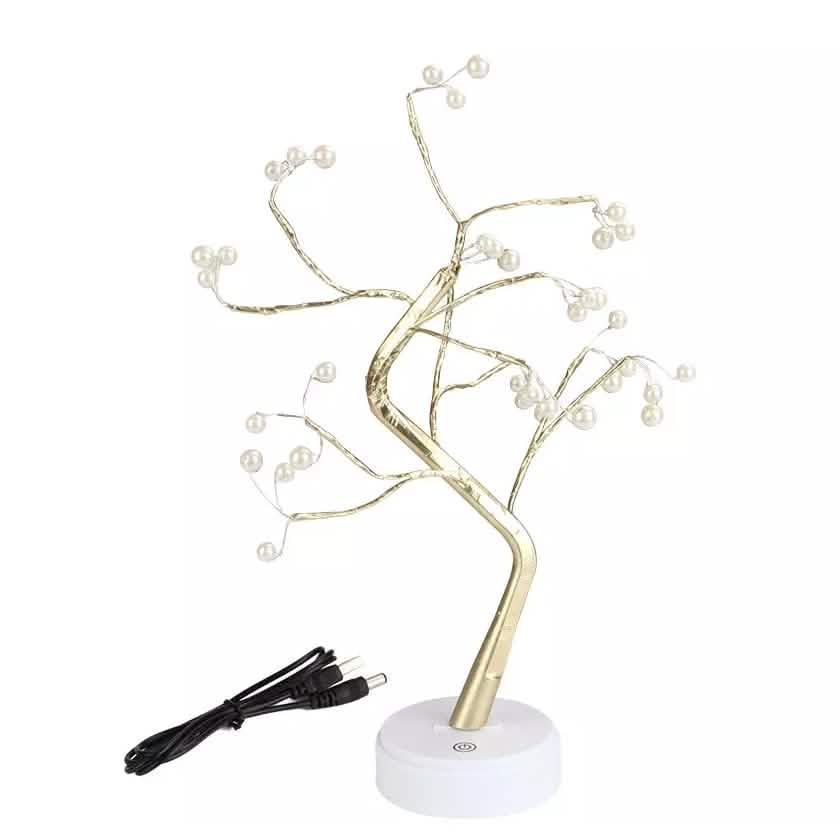 LED Artificial Twig Tree Light Tabletop Bonsai Lamp Indoor Lighting - Tophatter Daily Deals