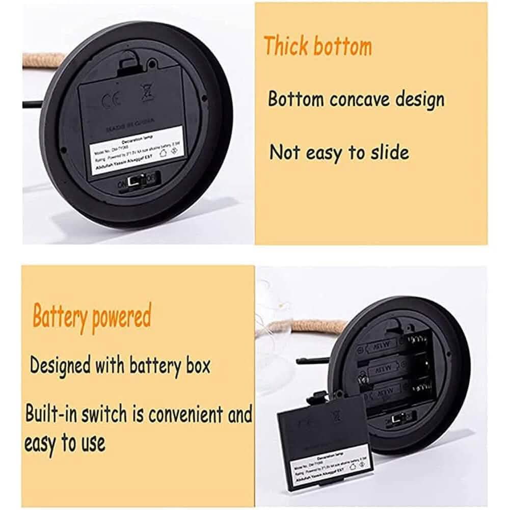 LED Ball Lamp Wrought Iron Moon Lamp Indoor Lighting - Tophatter Daily Deals