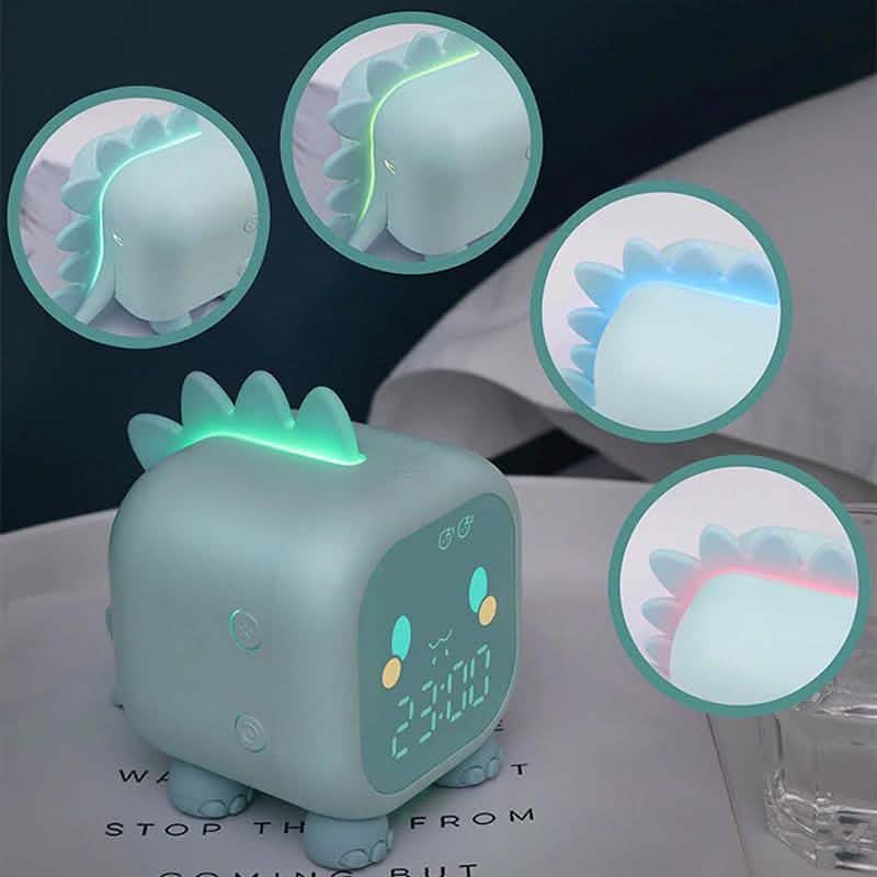 Led Cartoon Alarm Clock Voice Control Digital Household Appliances - Tophatter Daily Deals