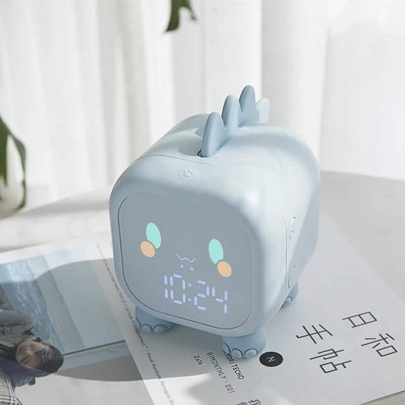 Led Cartoon Alarm Clock Voice Control Digital Household Appliances - Tophatter Daily Deals