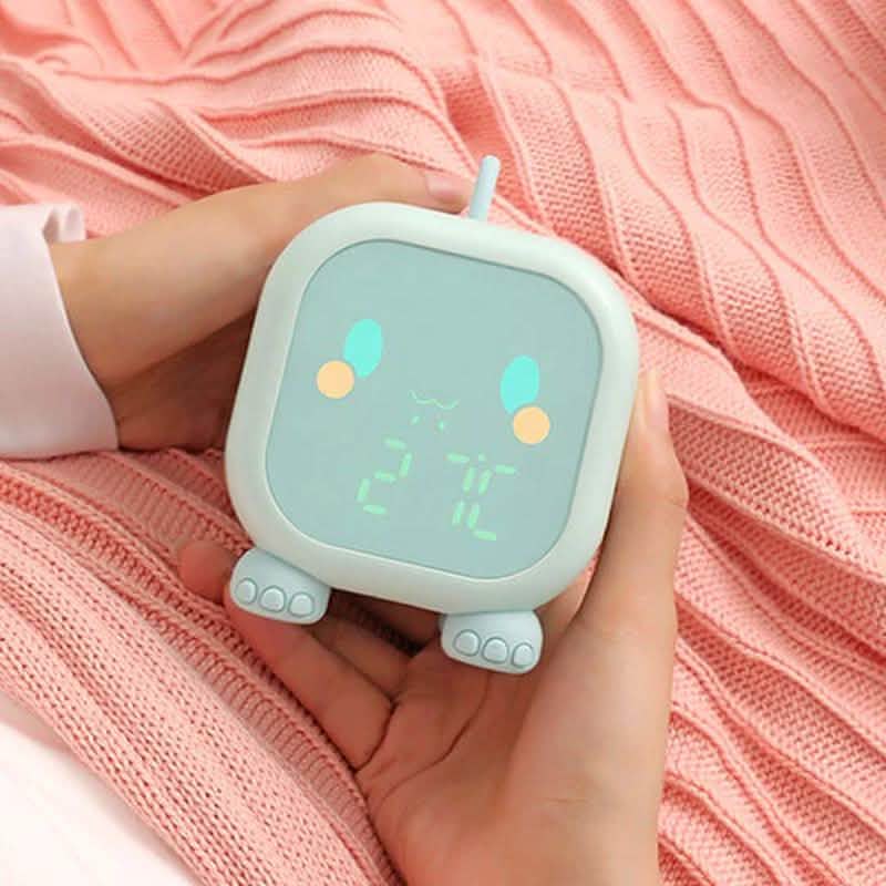 Led Cartoon Alarm Clock Voice Control Digital Household Appliances - Tophatter Daily Deals