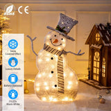 LED Christmas Snowman Decoration Seasonal Decor - Tophatter Daily Deals